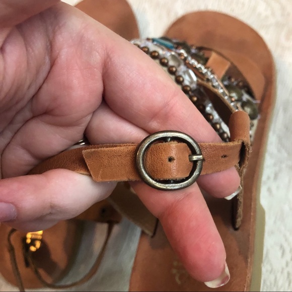 Diba boho embellished leather sandals - Picture 8 of 8